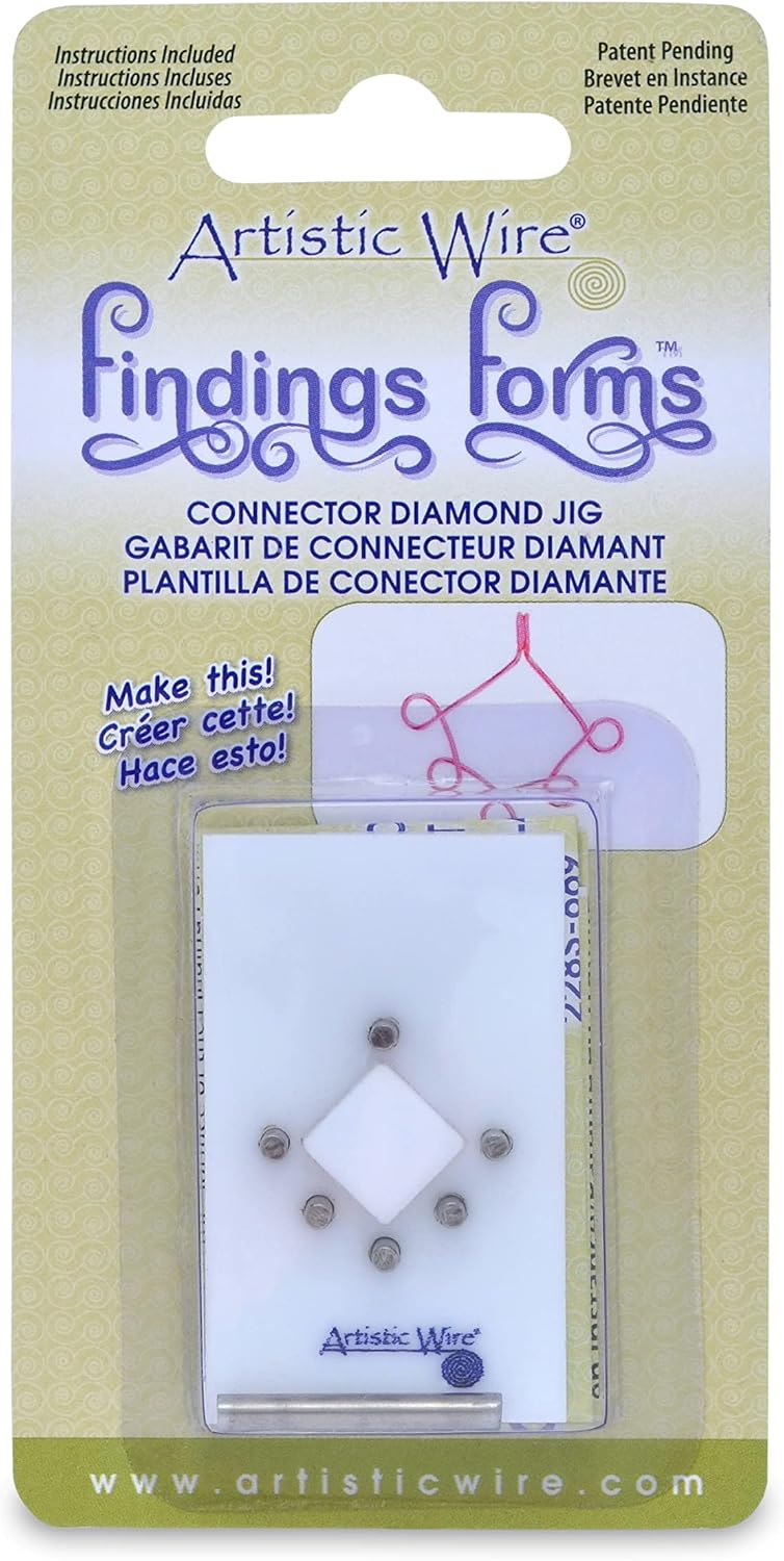 Artistic Wire Beadalon Diamond Findings Forms Connector Jig