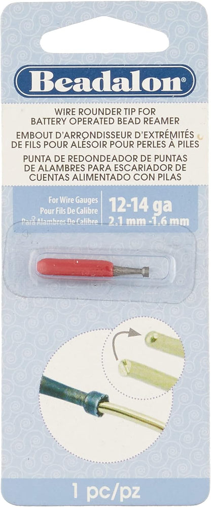 Beadalon Battery Operated Jewellers Bead Reamer – Jewellery Making - Spare Tip | 12-14 Gauge