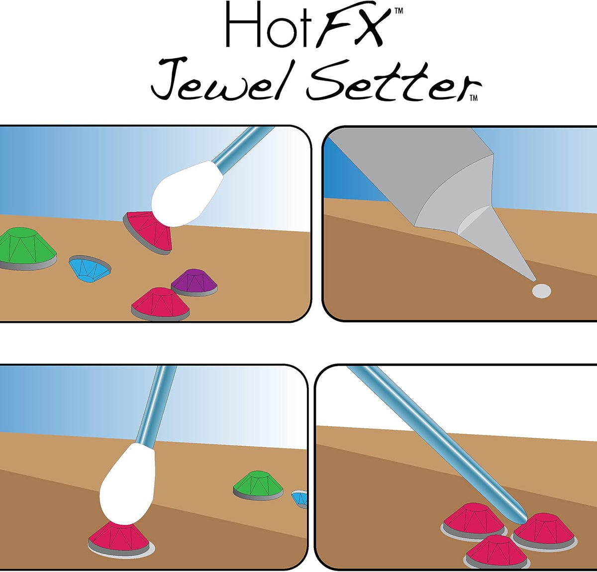Beadsmith Jewel Setter FLATBCK – Jewellery Making