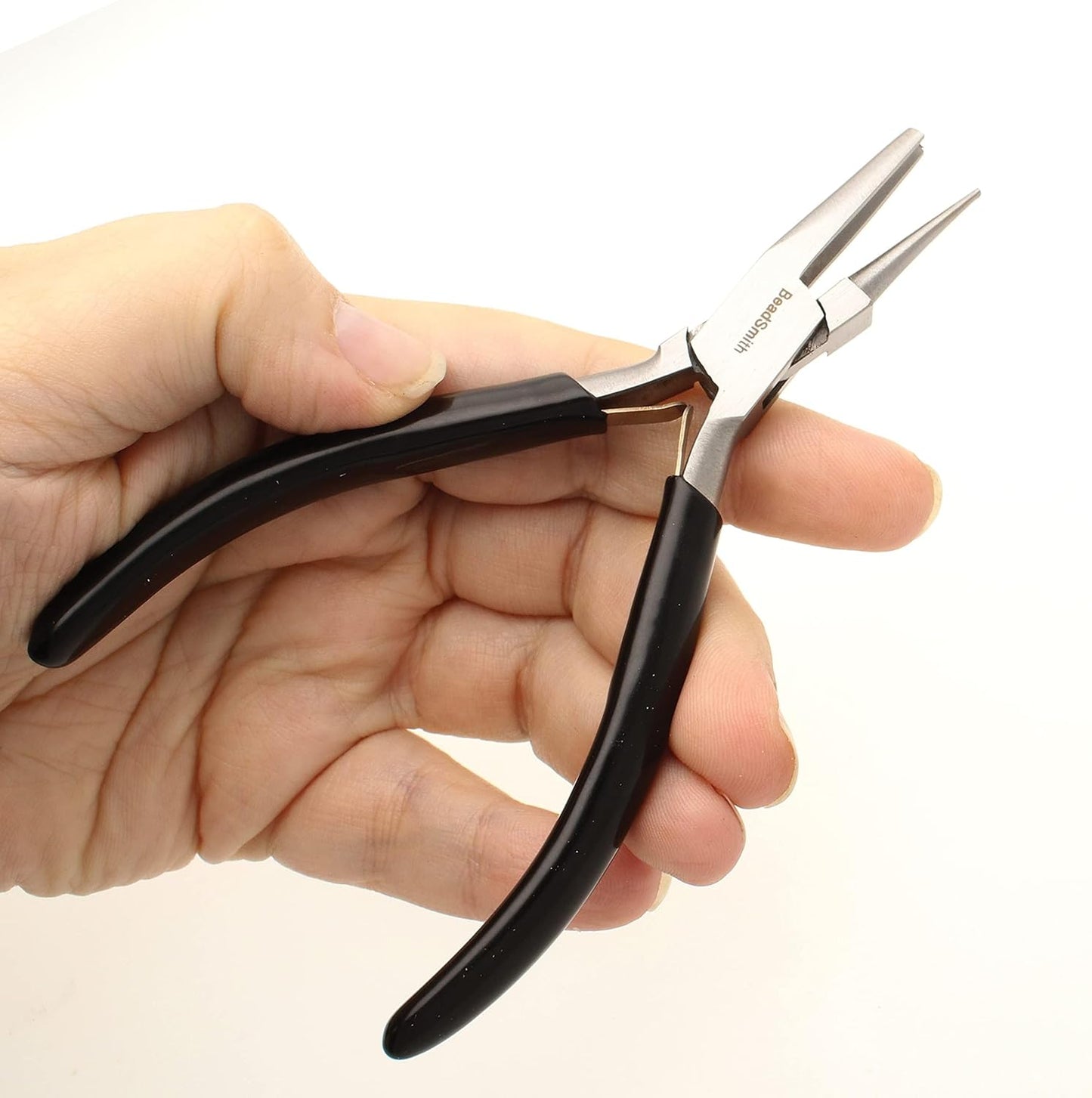 Beadsmith Concave (Hollow)/Round Nose Piers – Wire Looping and Wire Bending Pliers