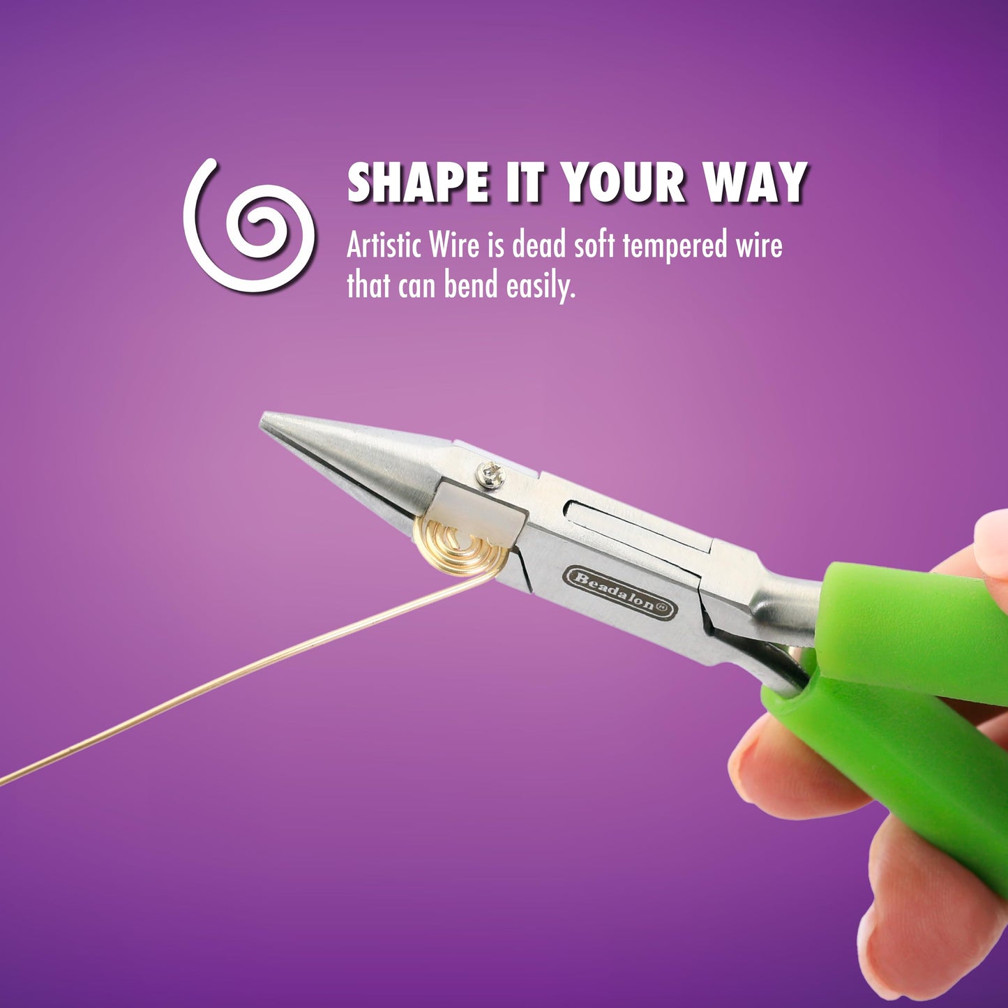 Beadalon Wire Artistic Wire-Non-Tarnish Brass- 16 Gauge, 10ft