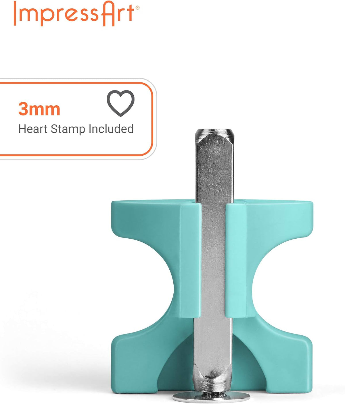 ImpressArt Simple Strike Metal Stamping Jig, Easy-Grip Stamp Holder