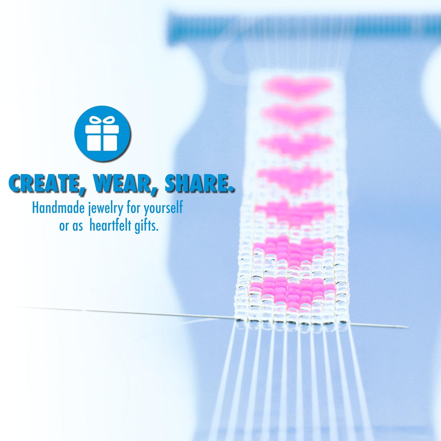 Beadalon Jewel Loom Kit – Easy Bead Weaving Tool for Jewellery Makers