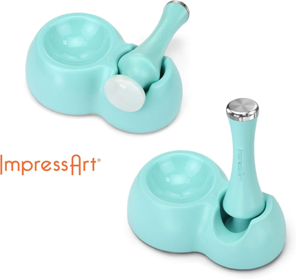 ImpressArt Dapping Block & Punch Set – Round Dome Forming Tool