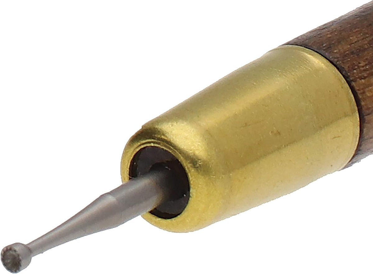 Beadsmith Round Your Wire Tool with 1.8 mm Cup Bur – 5″ Wire Shaping & Finishing Tool