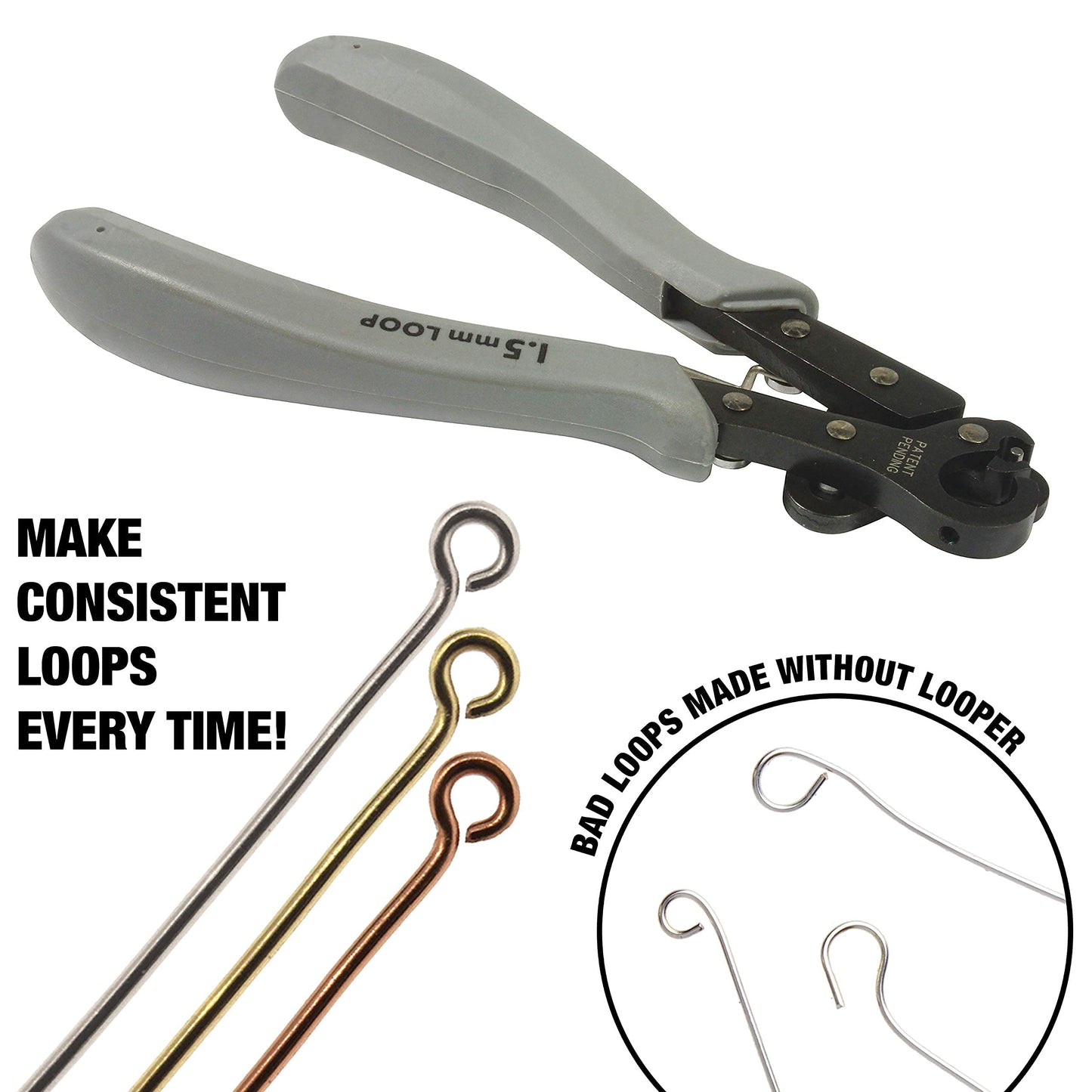 Beadsmith One-Step Looper Pliers – Wire Loop Maker