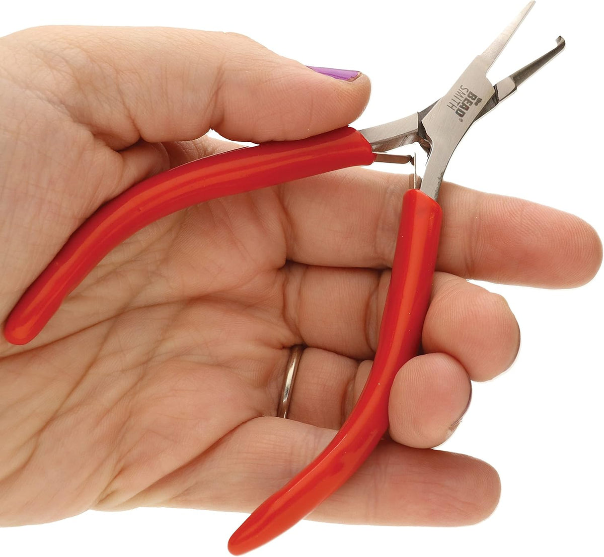 Beadsmith Split Ring Pliers – Jewellery Tool for Opening Split Rings