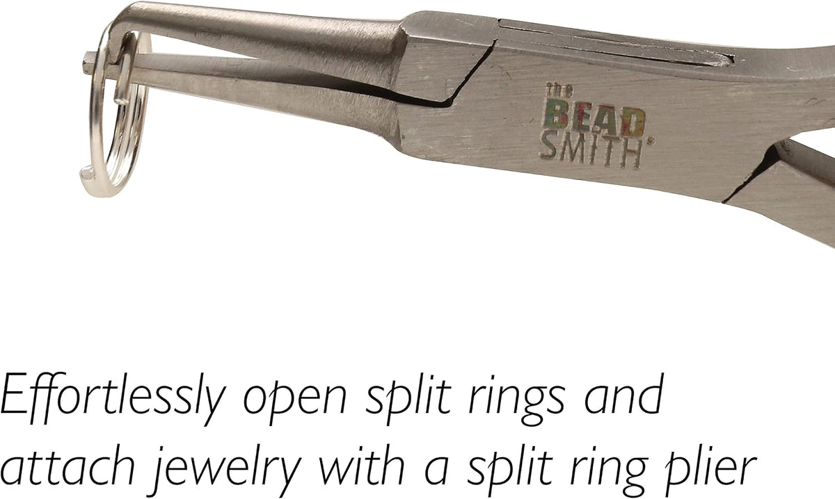 Beadsmith Split Ring Pliers – Jewellery Tool for Opening Split Rings