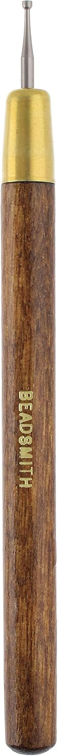 Beadsmith Round Your Wire Tool with 1.8 mm Cup Bur – 5″ Wire Shaping & Finishing Tool