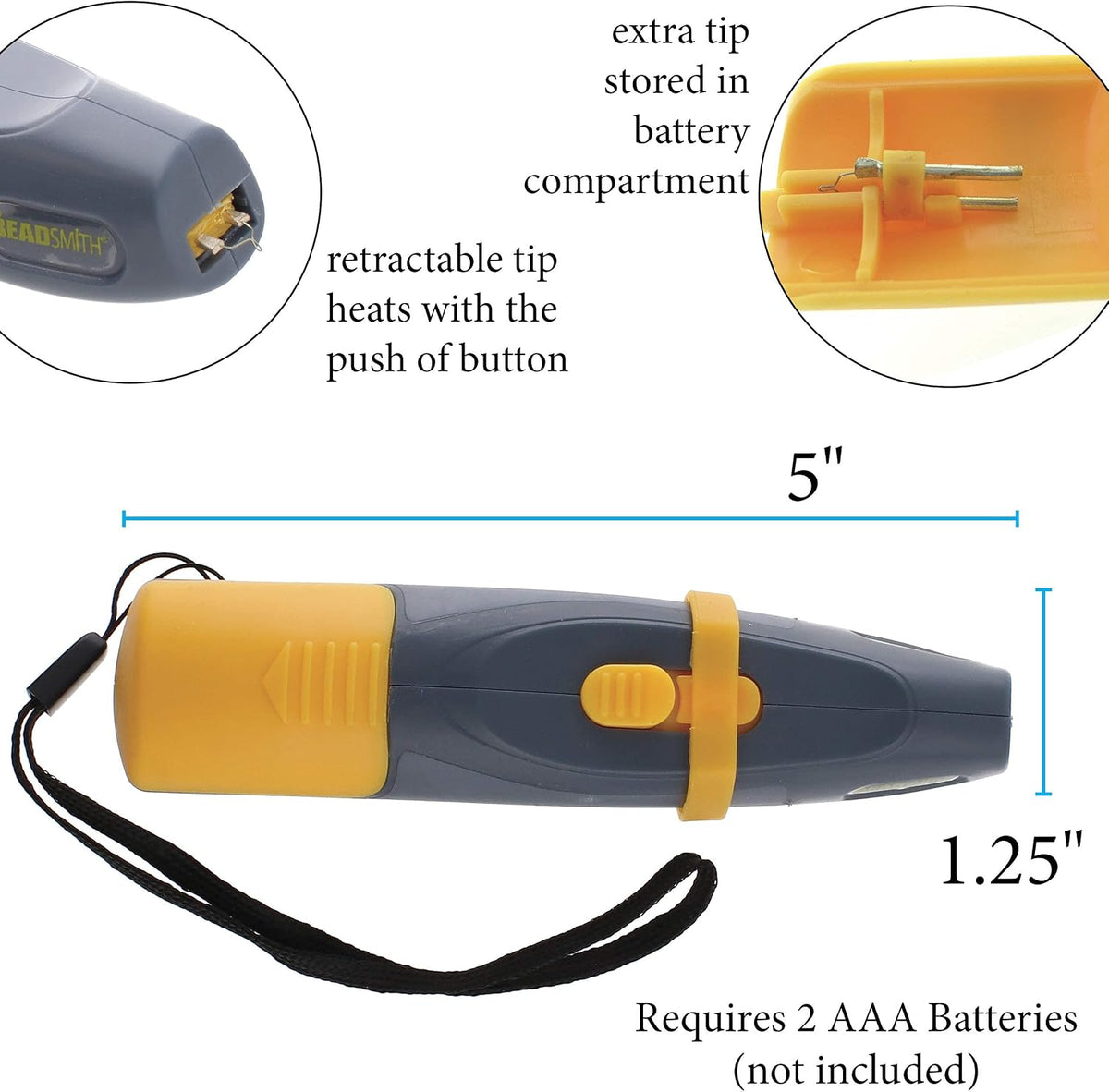 Beadsmith Ultra Thread Zap – Battery-Powered Thread Burner & Trimmer