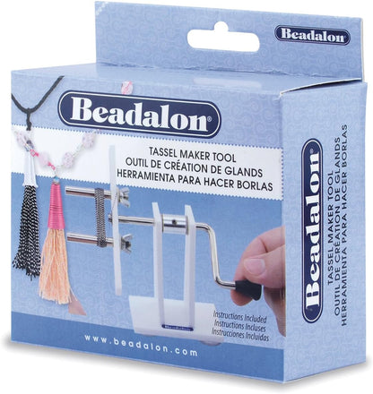 Beadalon Plastic Tassel Maker – Adjustable Tassel Tool for Jewellery & Crafts