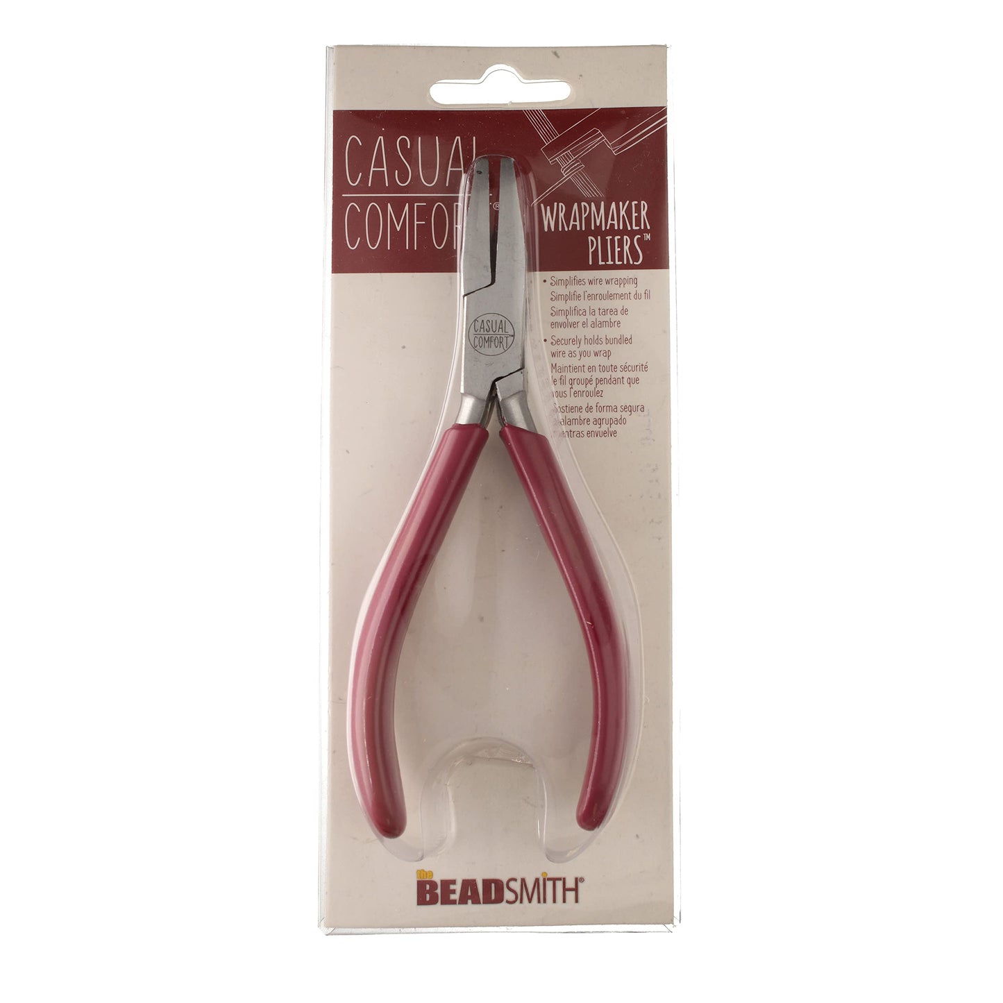 The Beadsmith WrapMaker Plier – Casual Comfort Handle, 6” (152mm)