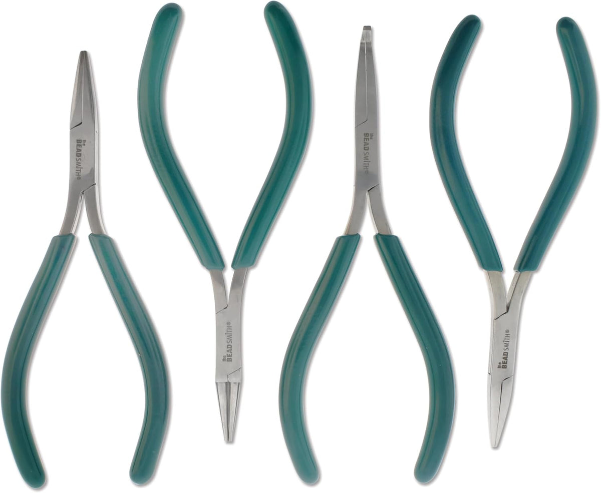 Beadsmith 4-Piece Micro-Fine Pliers Set – Jewellery Tools (127 mm)
