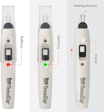 The Beadsmith Rechargeable ThreadZap Craft Burner – Precision Cord Cutter