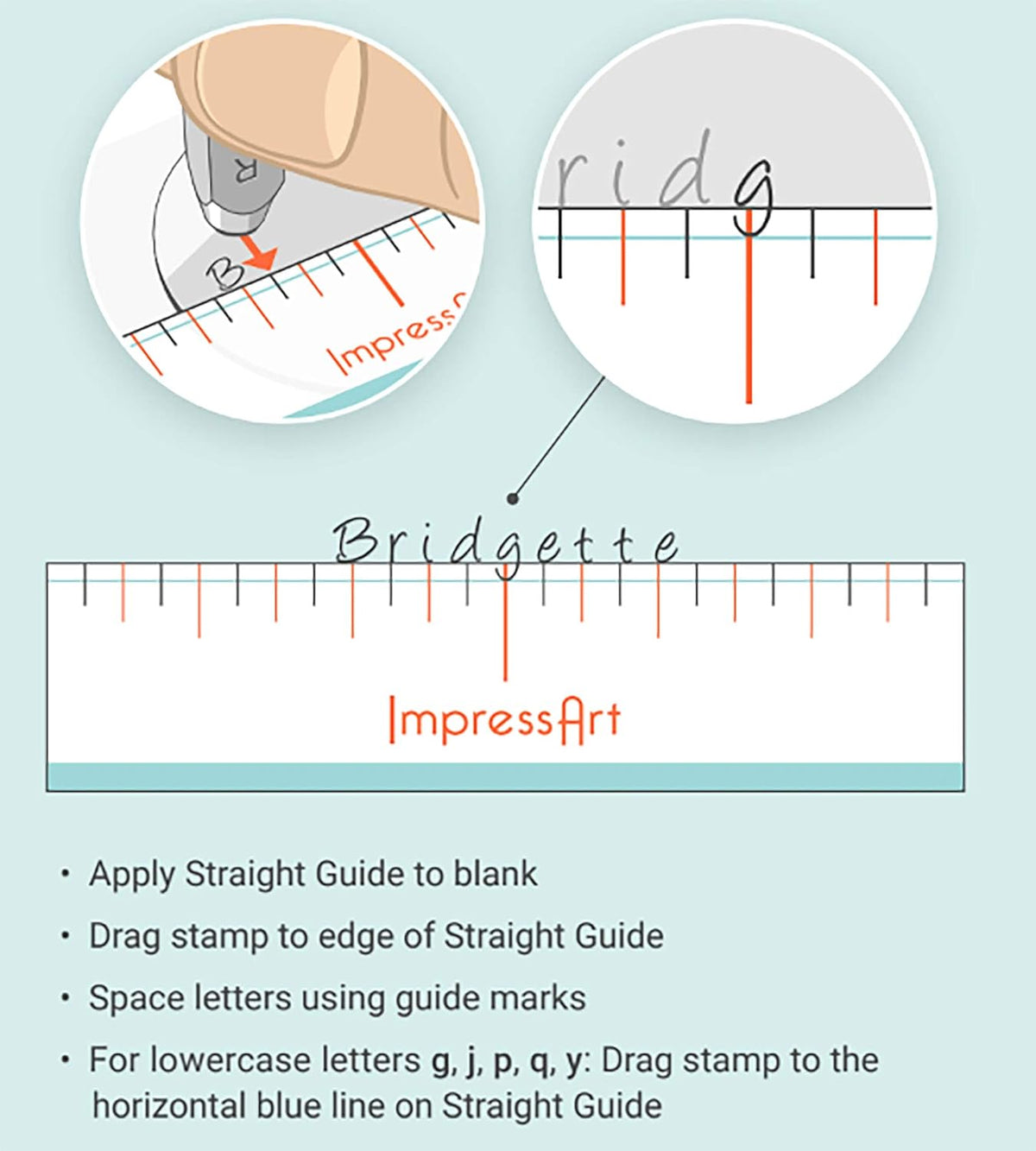 Impressart Impress Art Stamp Guides