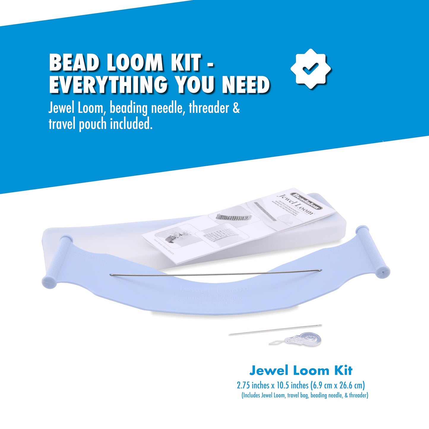 Beadalon Jewel Loom Kit – Easy Bead Weaving Tool for Jewellery Makers