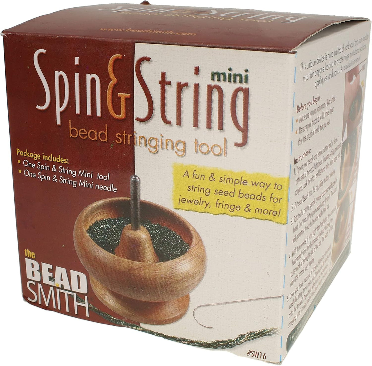 The Beadsmith SpinString Needle – SW16 – Bead Stringing Tool