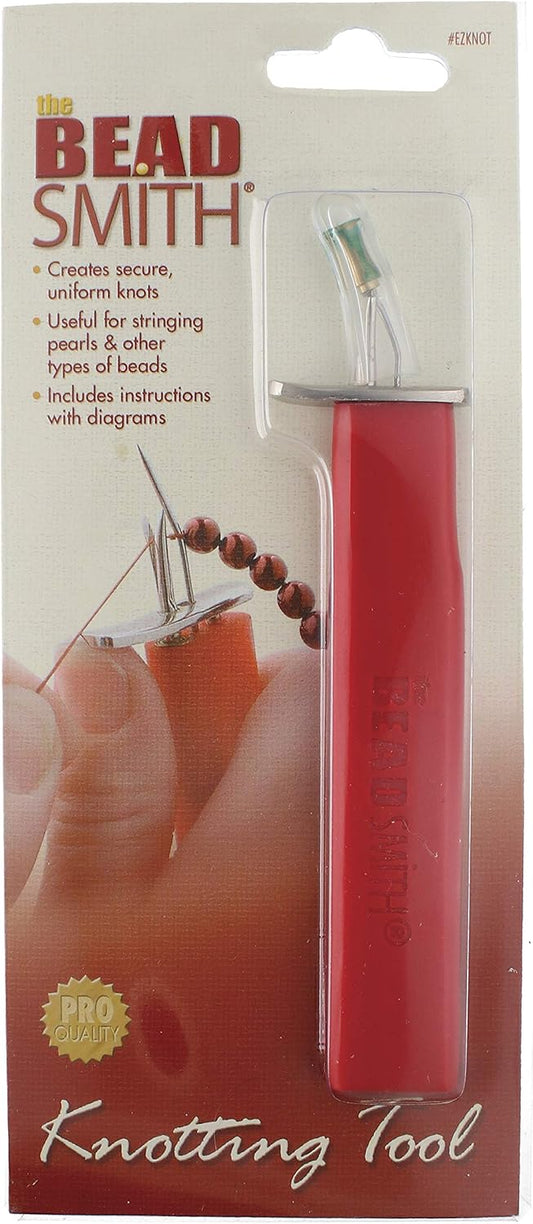 Beadsmith EZ Knot Tool for Jewelry Making - Knotting Cord, Securing Beads