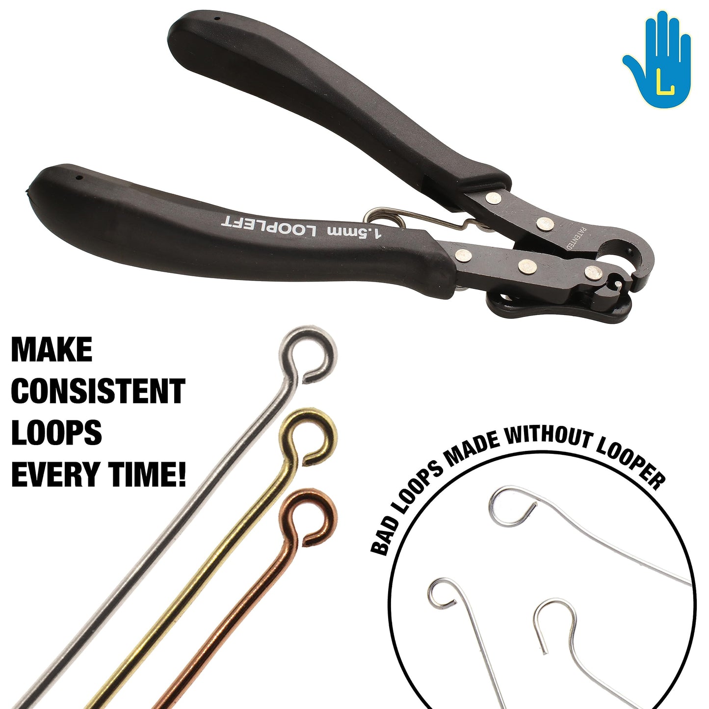 Beadsmith One-Step Looper Pliers – Wire Loop Maker
