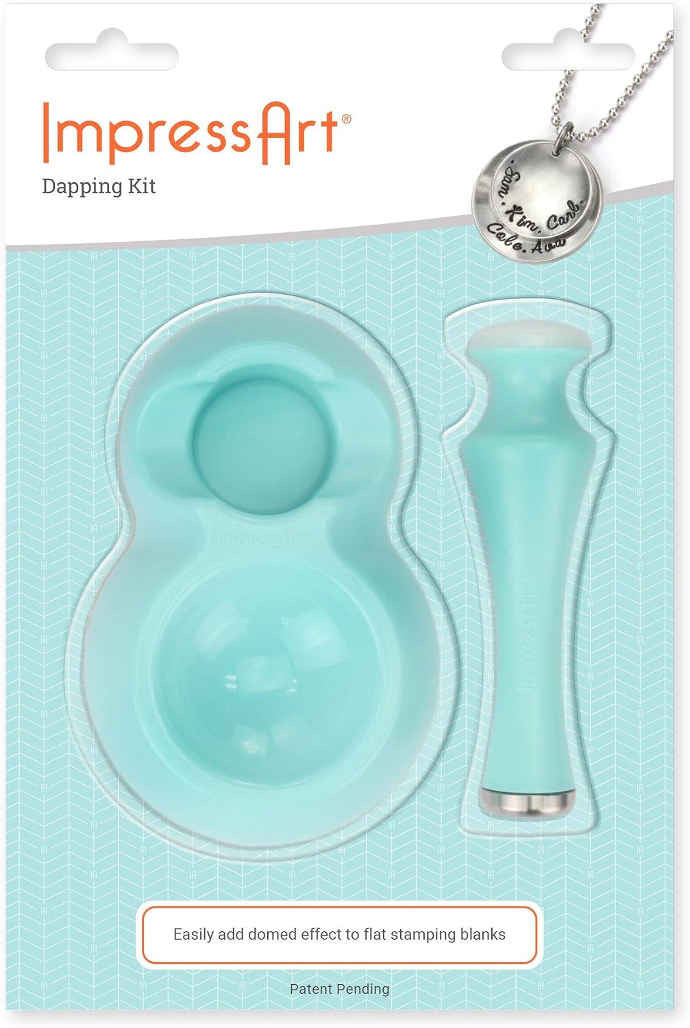 ImpressArt Dapping Block & Punch Set – Round Dome Forming Tool