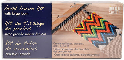 Beadsmith Extra Wide Metal Bead Loom Kit – Loom, Thread, Needles & Beads