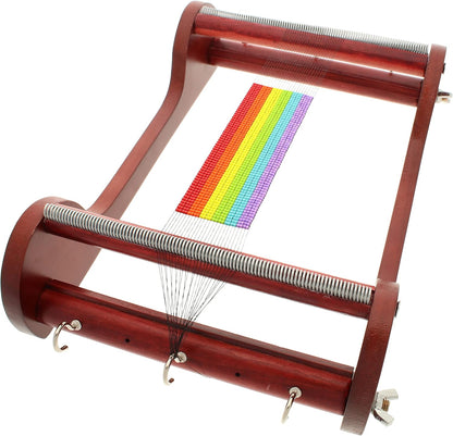 Beadsmith Wooden Bead Loom – 11″ x 7″ x 3″ Jewellery & Bead Weaving Tool