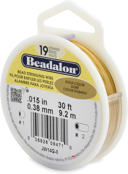 Beadalon 19-Strand Bead Stringing Wire – 9.2m Spool