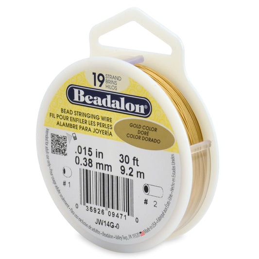 Beadalon 19-Strand Bead Stringing Wire – 9.2m Spool