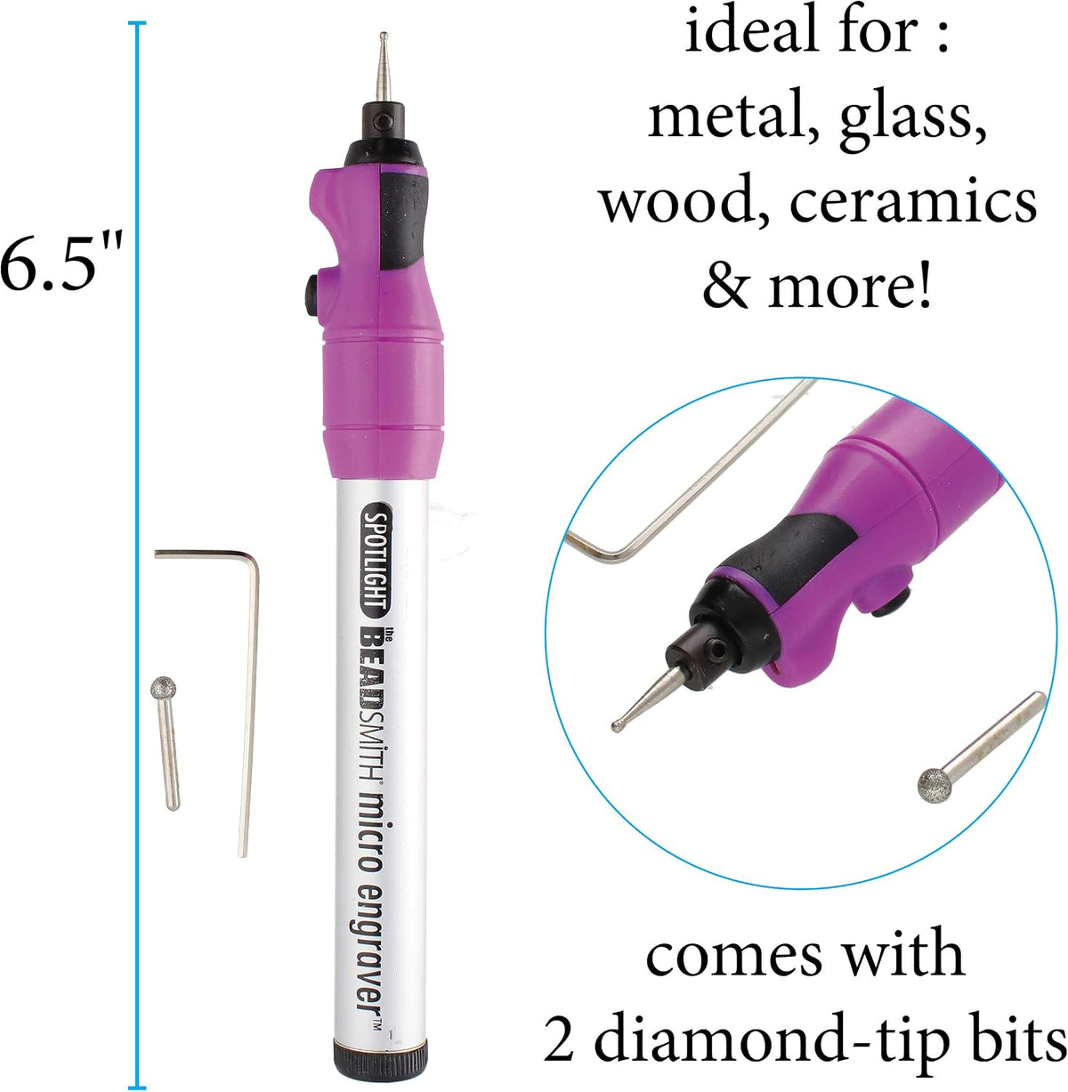 Beadsmith Bead Smith Micro Engraver, Acrylic