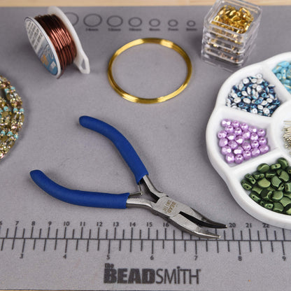 Beadsmith PL3 Pliers Set – 3 Piece Jewellery Making Tool Kit (Chain Nose, Round Nose & Side Cutters)