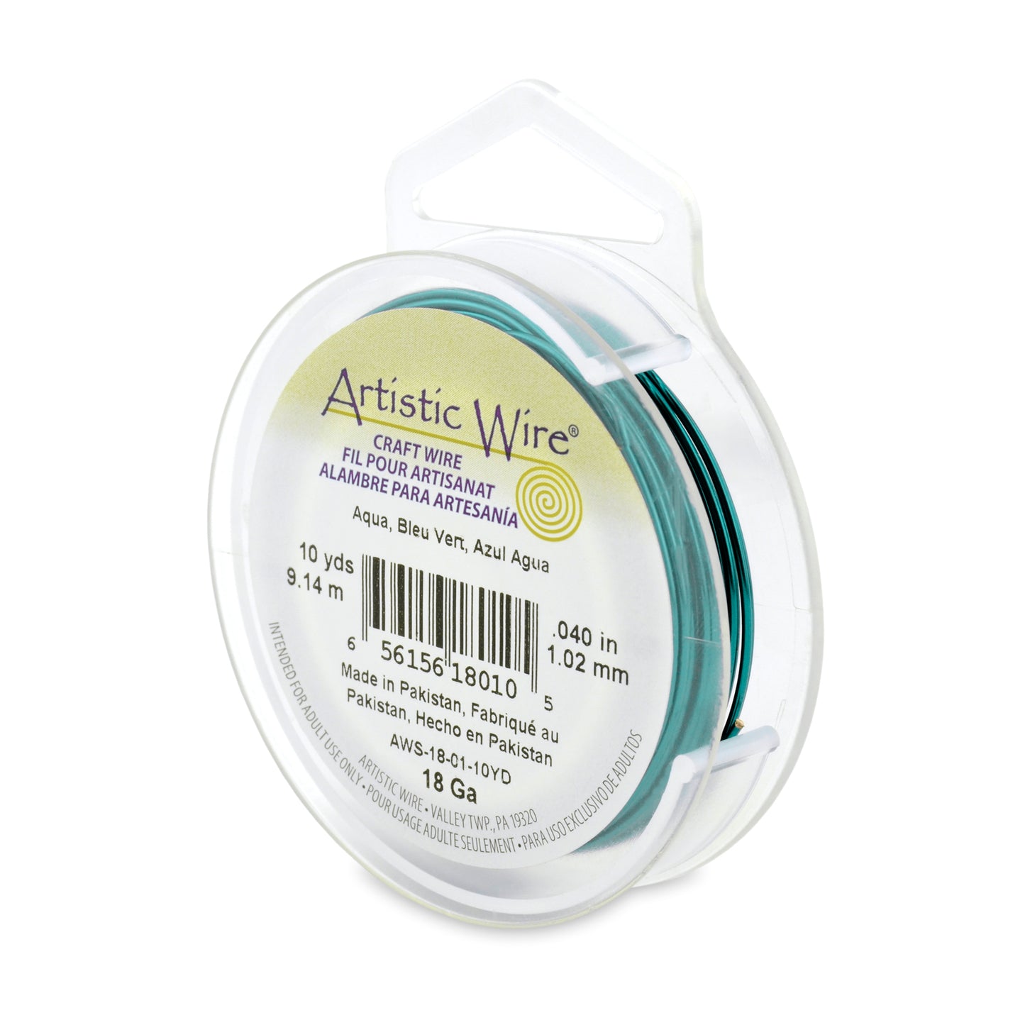 Artistic Wire 18 Gauge Tarnish Resistant Coloured Copper Wire