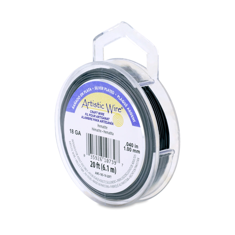 Artistic Wire 18 Gauge Silver Plated Copper Wire