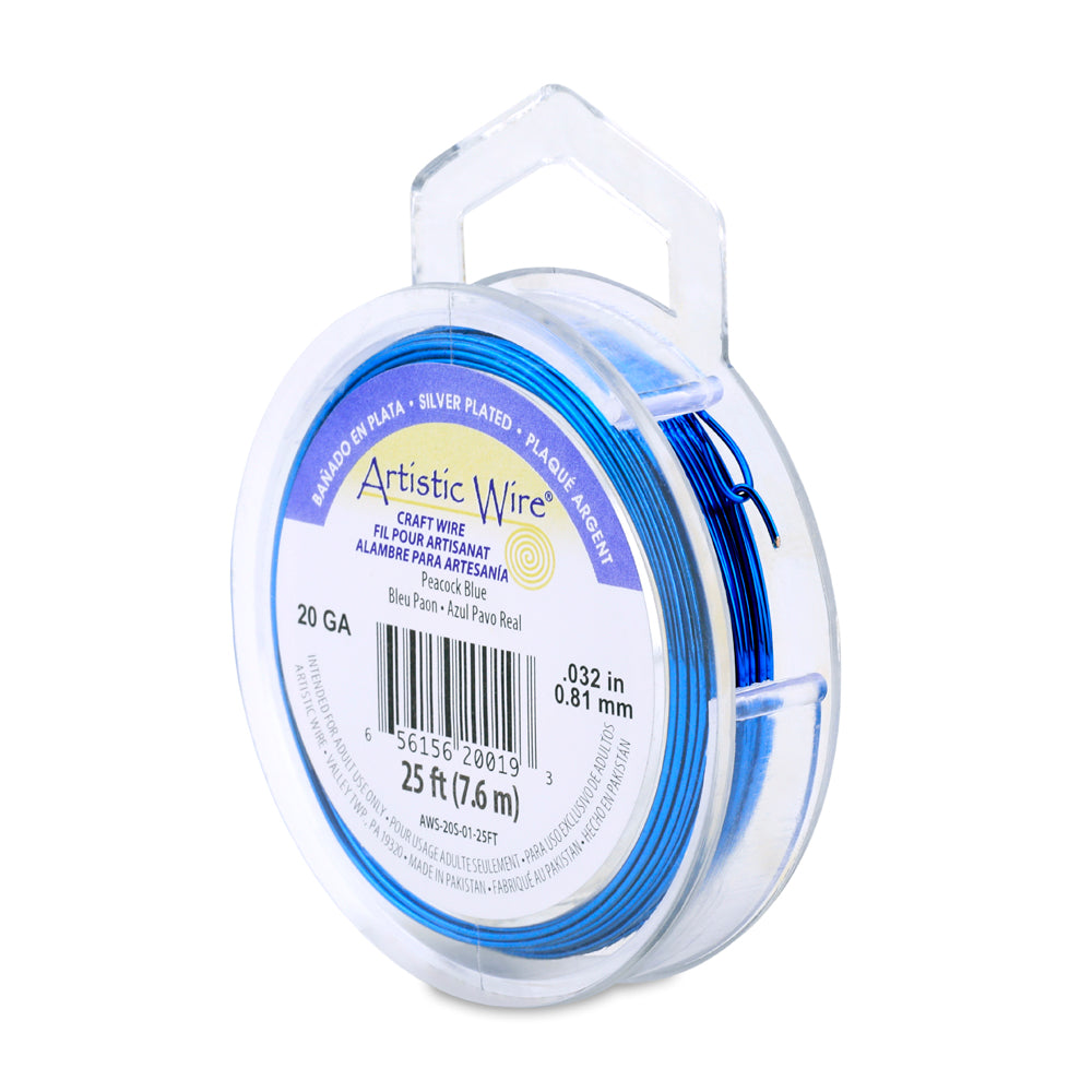 Artistic Wire 20 Gauge Silver Plated Copper Wire