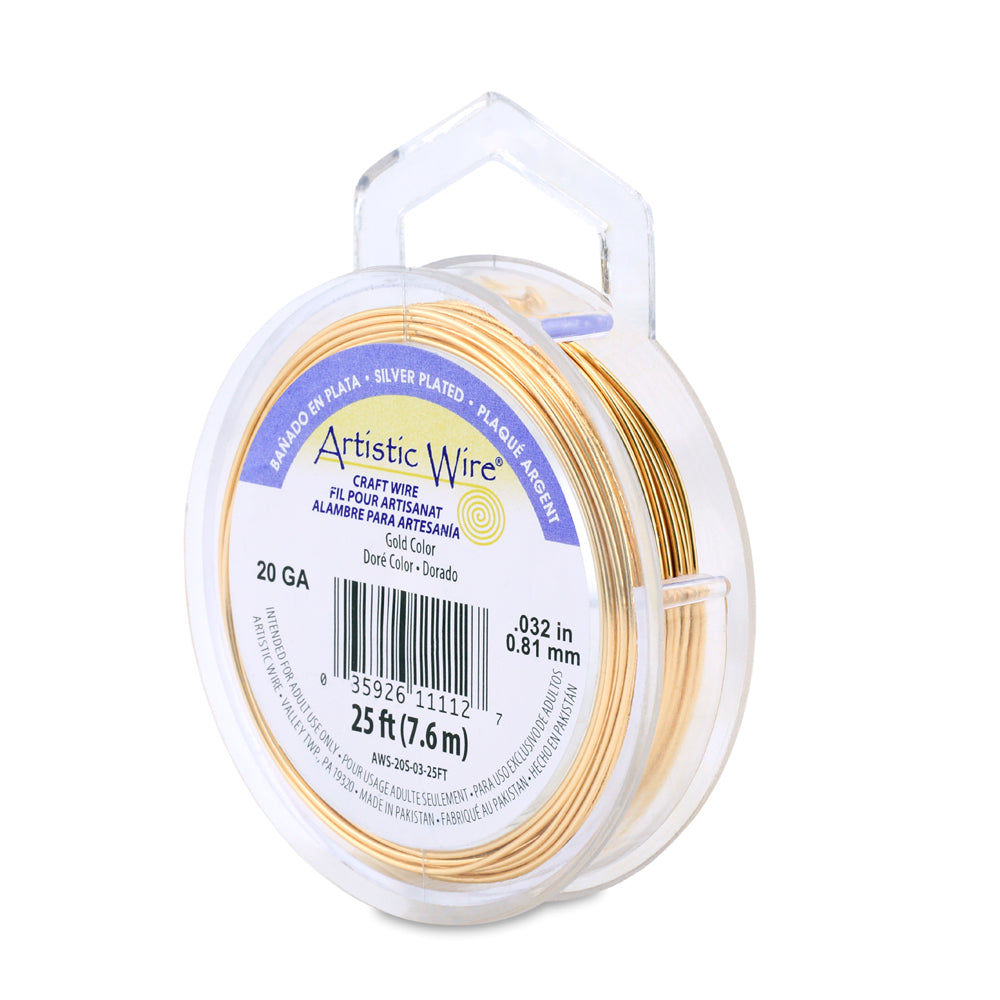 Artistic Wire 20 Gauge Silver Plated Copper Wire