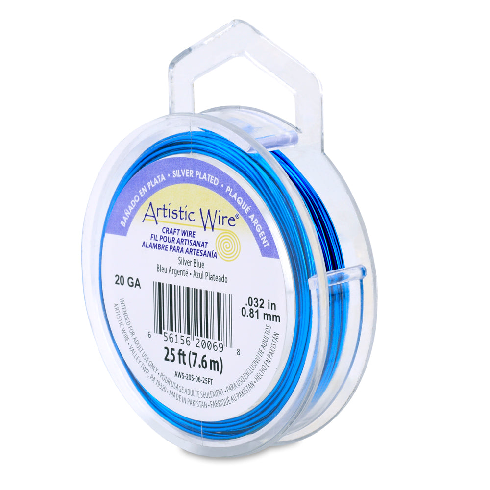 Artistic Wire 20 Gauge Silver Plated Copper Wire