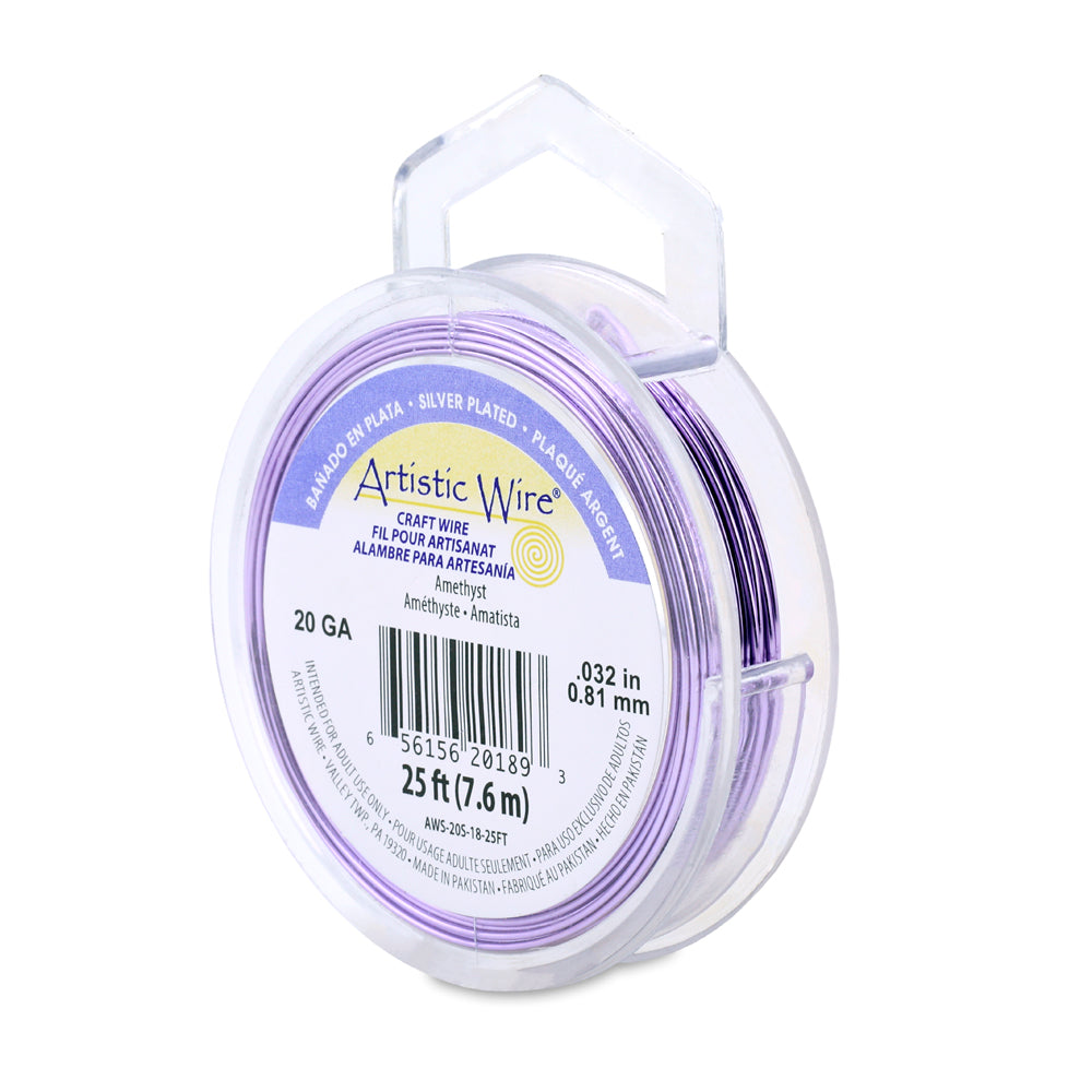 Artistic Wire 20 Gauge Silver Plated Copper Wire