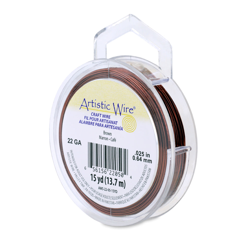 Artistic Wire 22 Gauge Tarnish Resistant Coloured Copper Wire
