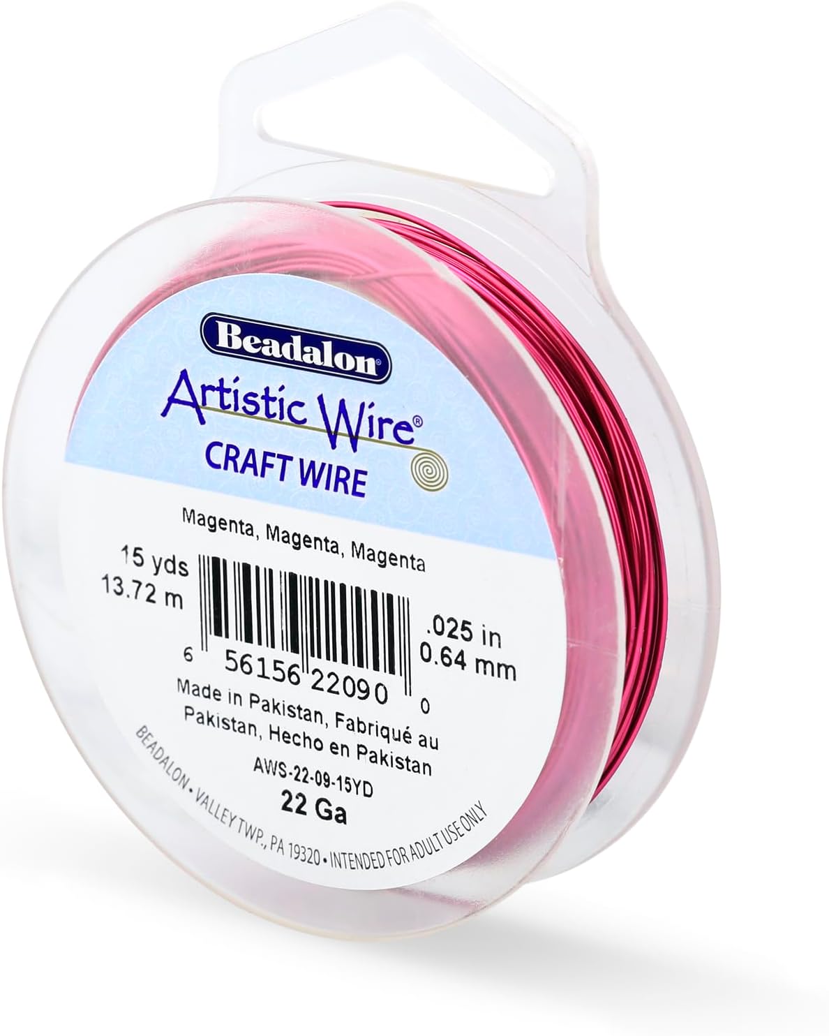 Artistic Wire 22 Gauge Tarnish Resistant Coloured Copper Wire
