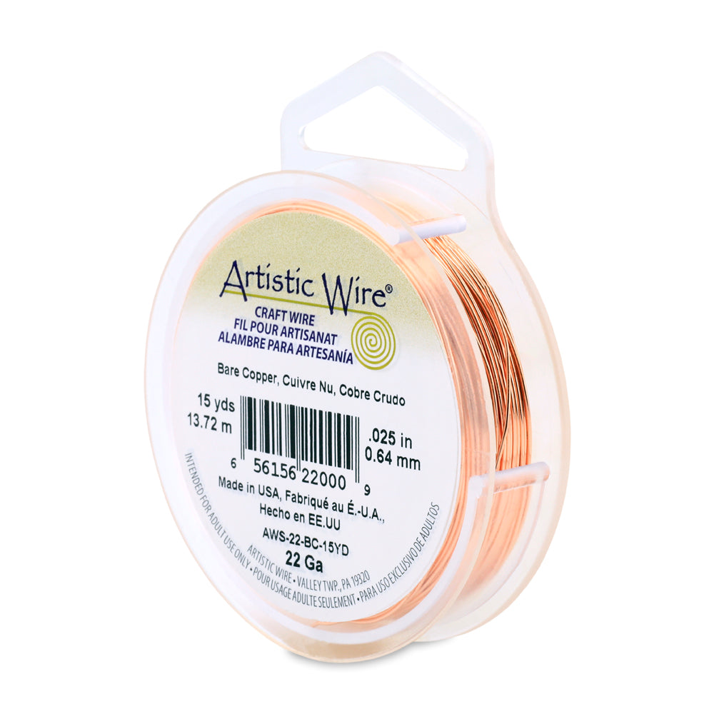 Artistic Wire 22 Gauge Tarnish Resistant Coloured Copper Wire