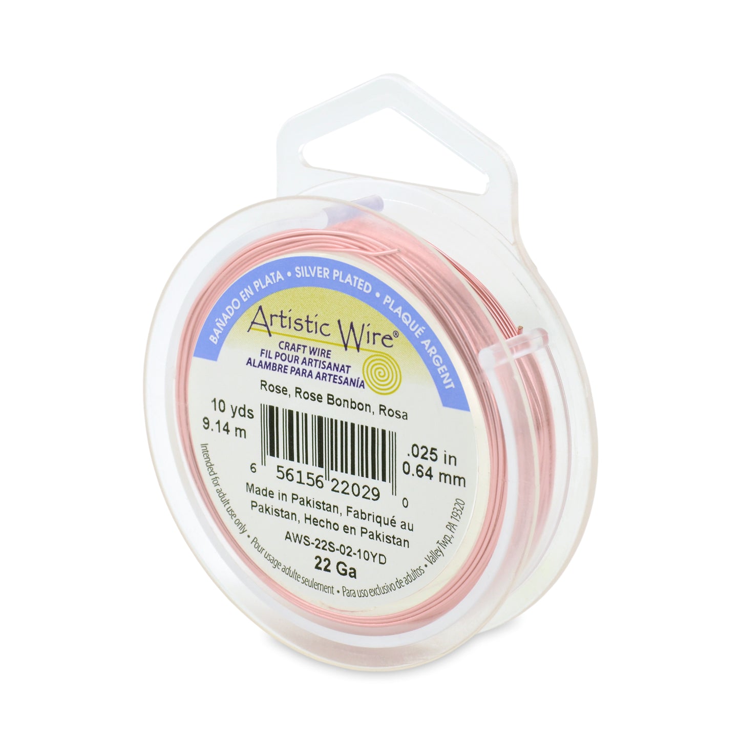 Artistic Wire 22 Gauge Silver Plated Copper Wire