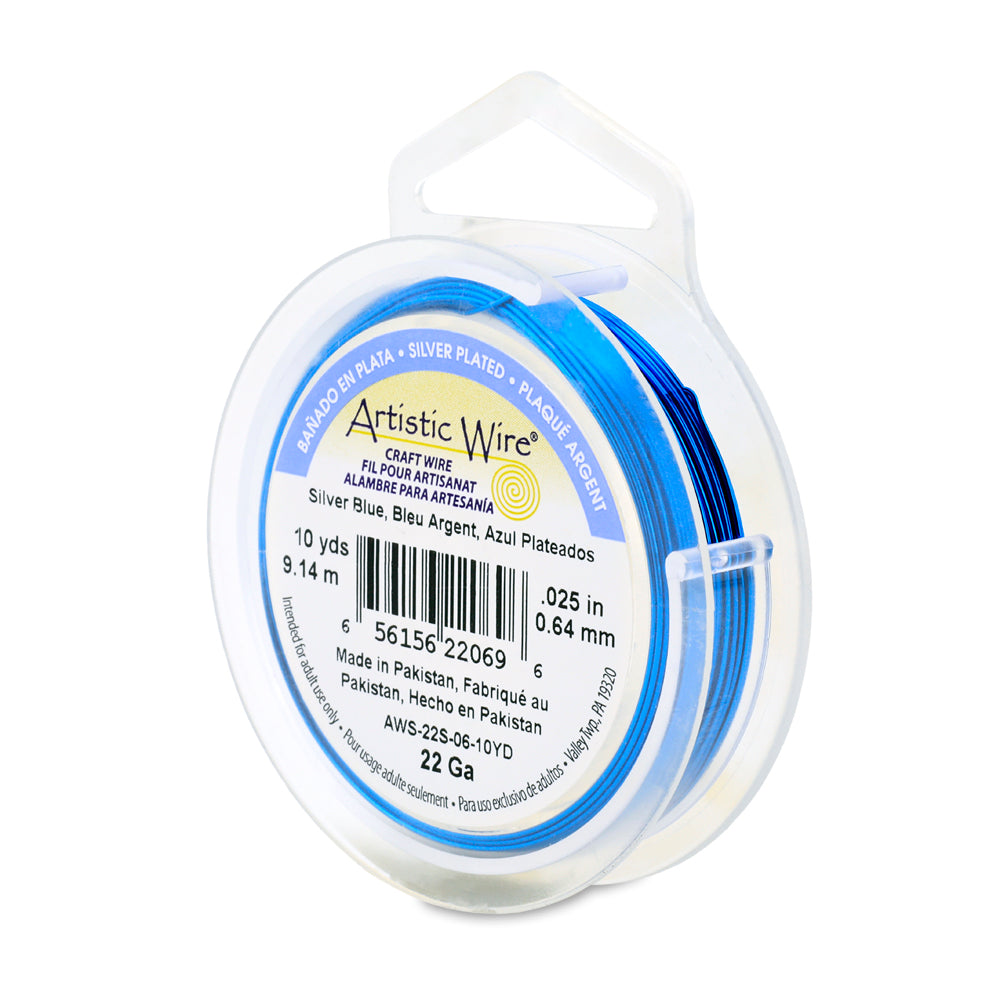 Artistic Wire 22 Gauge Silver Plated Copper Wire