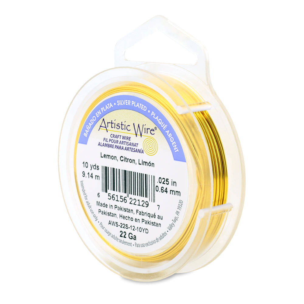 Artistic Wire 22 Gauge Silver Plated Copper Wire