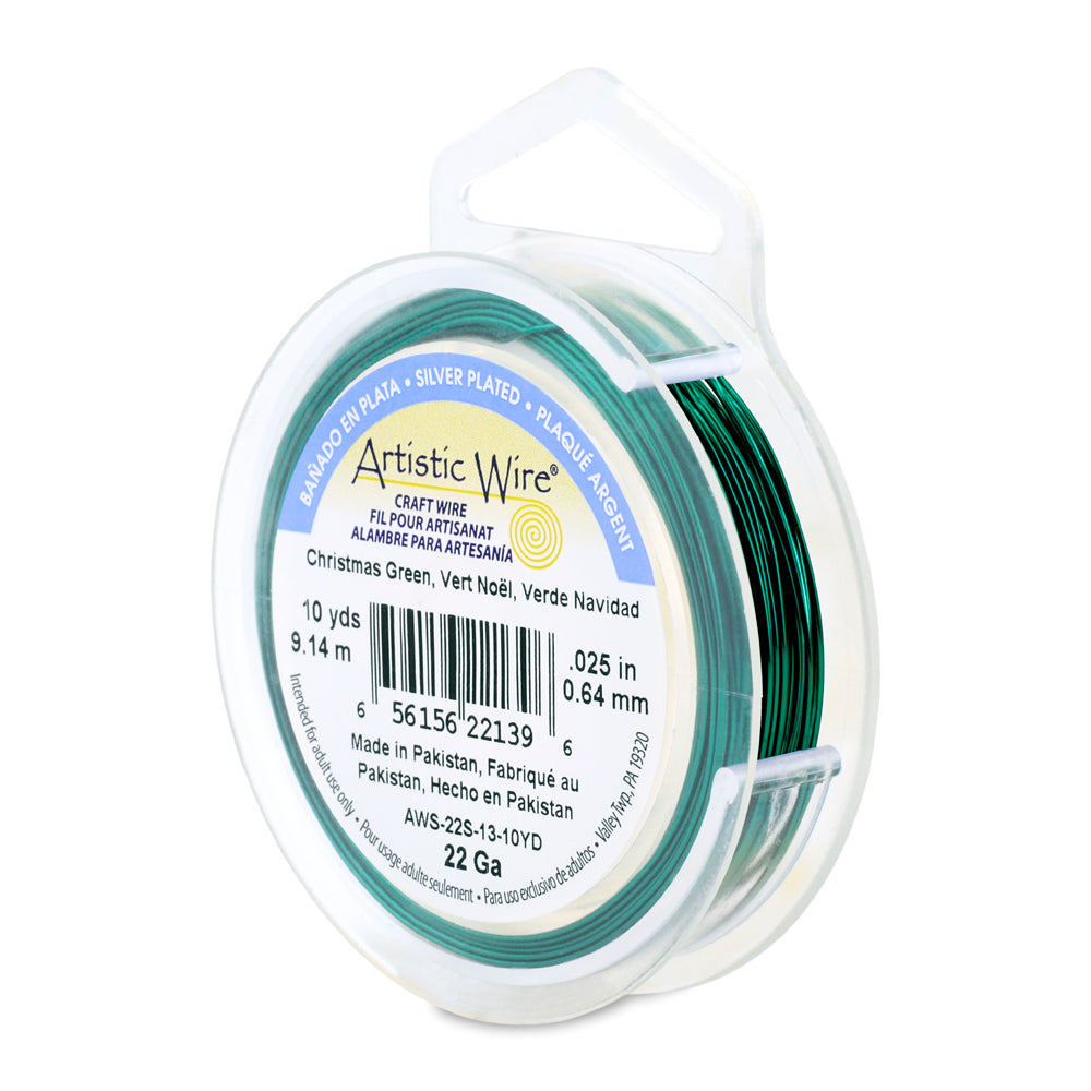 Artistic Wire 22 Gauge Silver Plated Copper Wire