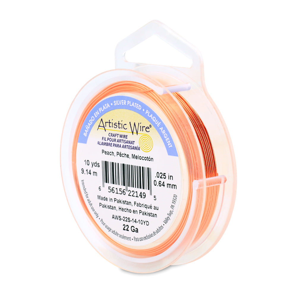 Artistic Wire 22 Gauge Silver Plated Copper Wire