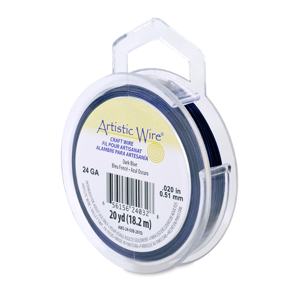 Artistic Wire 24 Gauge Tarnish Resistant Coloured Copper Wire