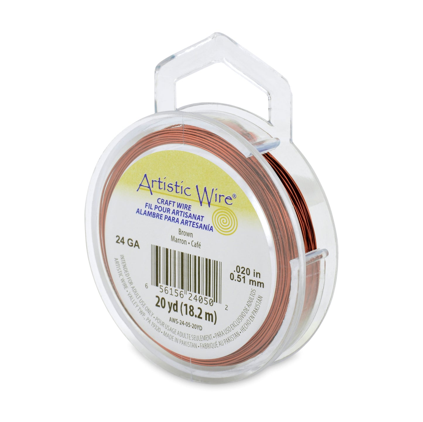 Artistic Wire 24 Gauge Tarnish Resistant Coloured Copper Wire