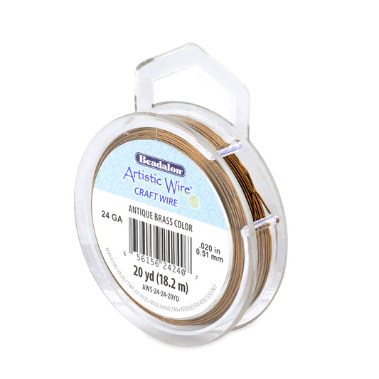 Artistic Wire 24 Gauge Tarnish Resistant Coloured Copper Wire