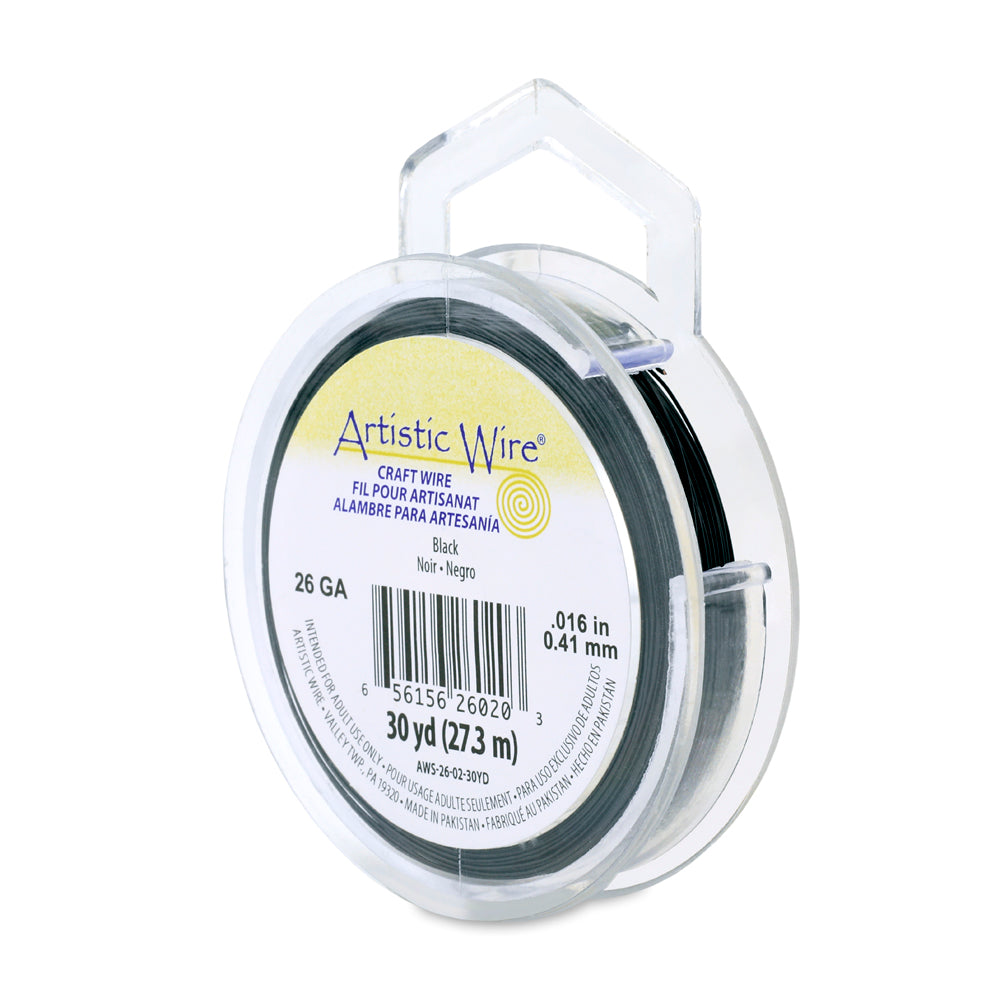 Artistic Wire 26 Gauge Tarnish Resistant Coloured Copper Wire – 30yd Spool