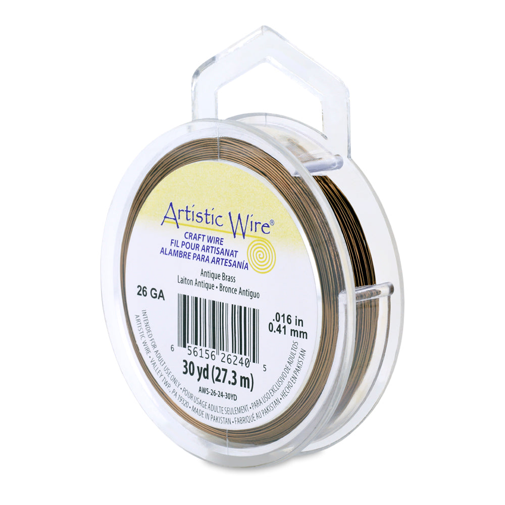 Artistic Wire 26 Gauge Tarnish Resistant Coloured Copper Wire – 30yd Spool