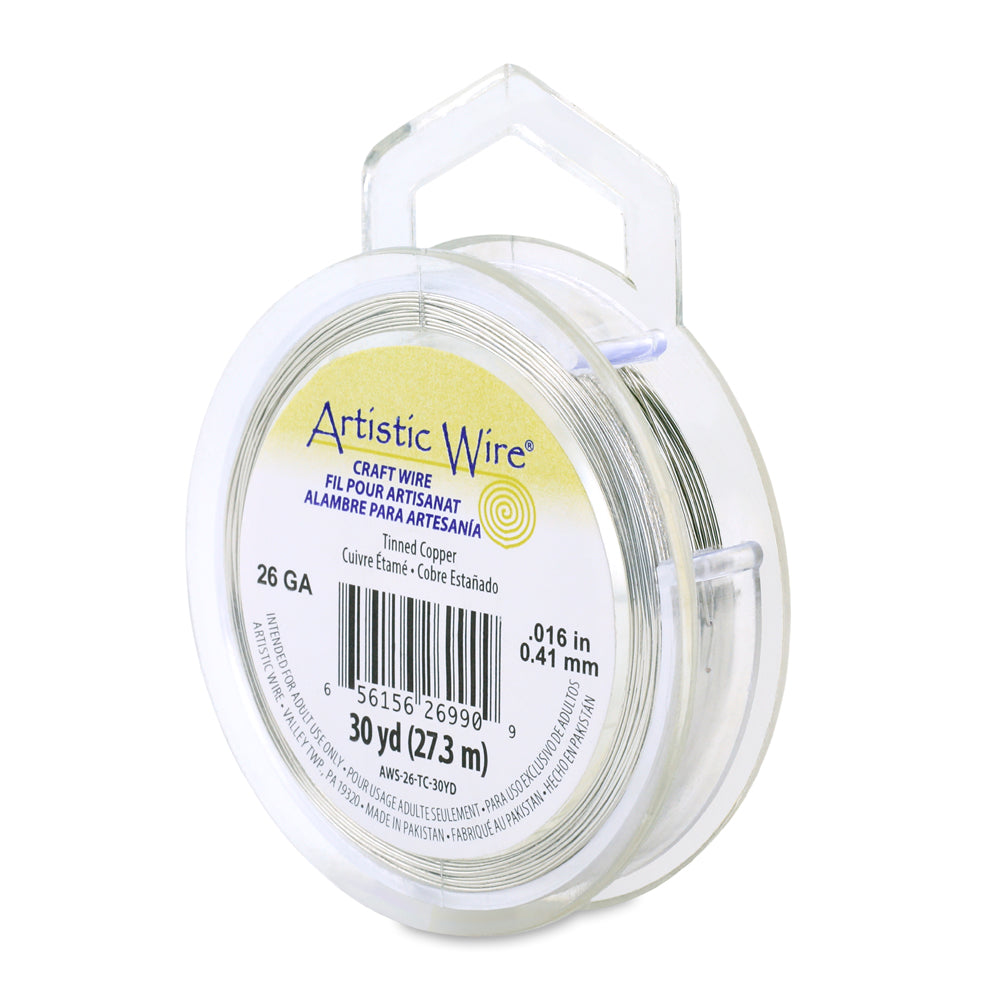 Artistic Wire 26 Gauge Tarnish Resistant Coloured Copper Wire – 30yd Spool